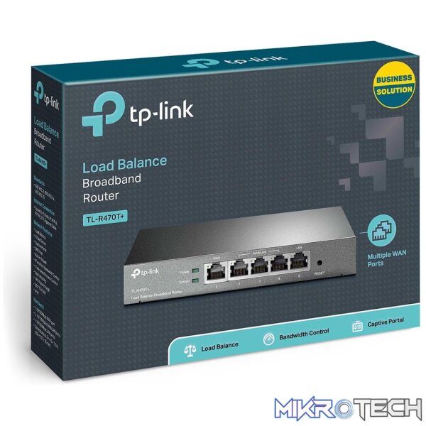 TP-LINK TL-R470T+ LOAD BALANCE BROADBAND ROUTER - Image 3