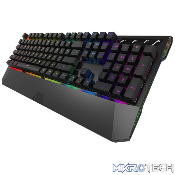ROGUEWARE GK200 WIRED/BT RGB GAMING BROWN SWITCH MECHANICAL KEYBOARD - Image 2