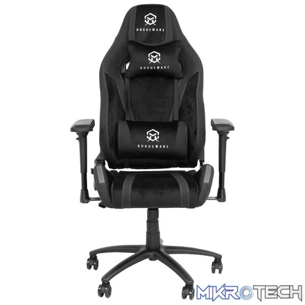 ROGUEWARE GC300 ADVANCED GAMING CHAIR - BLACK - UP TO 175KG - Image 3