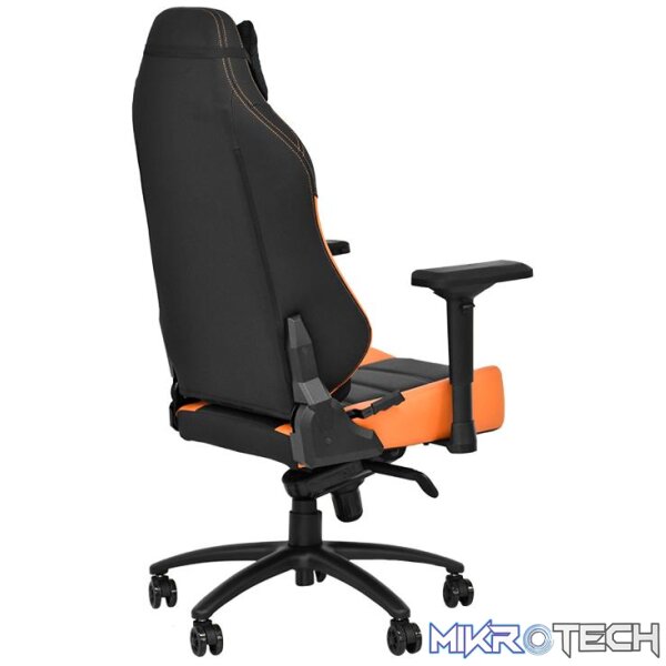 ROGUEWARE GC400 EXPERT GAMING CHAIR - BLACK/ORANGE - UP TO 200KG - Image 2