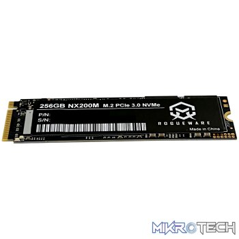 ROGUEWARE NX200M 256GB M.2 GEN3 NVME 3D NAND SOLID STATE DRIVE