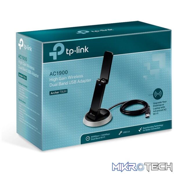 TP-LINK ARCHER T9UH - AC1900 HIGH GAIN WIRELESS DUAL BAND USB ADAPTER - Image 3