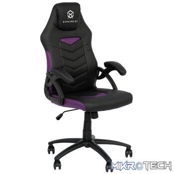ROGUEWARE GC100 MAINSTREAM GAMING CHAIR - BLACK/PURPLE - UP TO 125KG