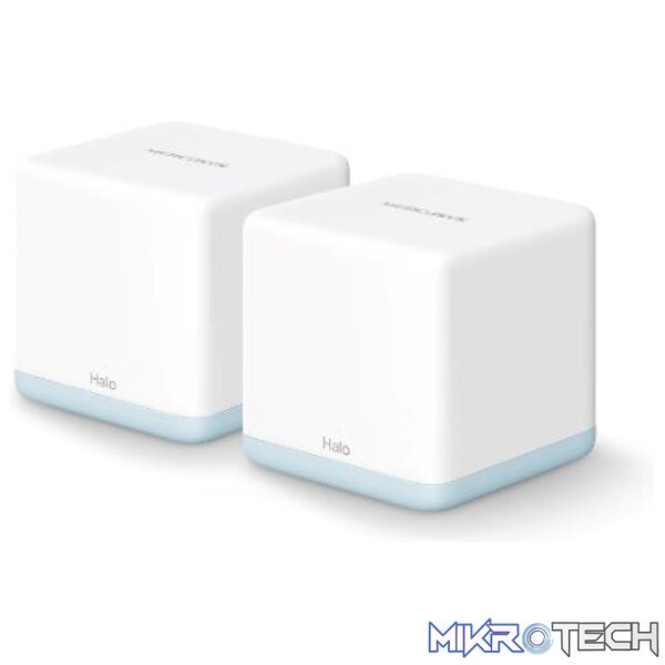 MERCUSYS HALO H30 2 PACK AC1200 WHOLE HOME MESH WIFI SYSTEM MERCUSYS HALO H30 2 PACK AC1200 WHOLE HOME MESH WIFI SYSTEM