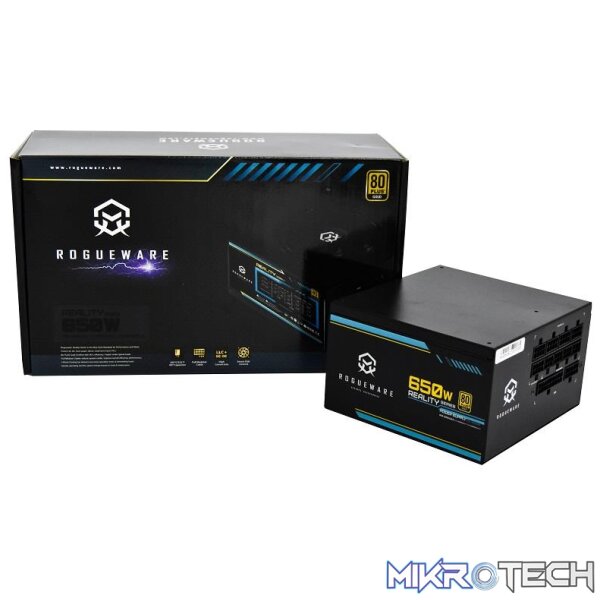 ROGUEWARE REALITY SERIES 650W FULLY MODULAR 80+ GOLD POWER SUPPLY - Image 2