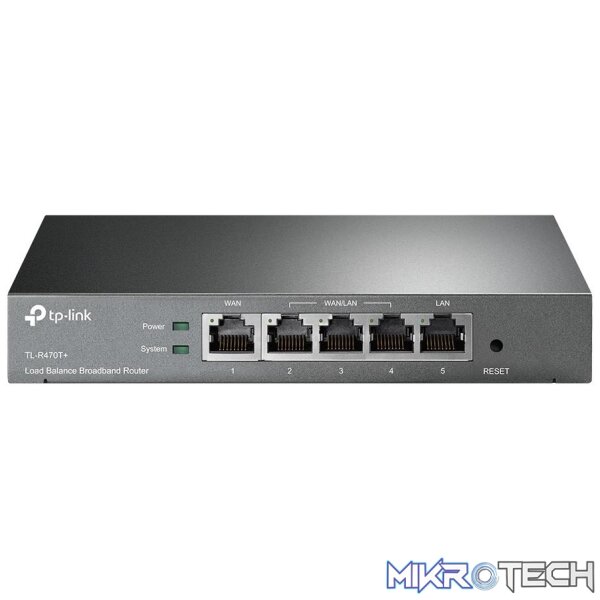 TP-LINK TL-R470T+ LOAD BALANCE BROADBAND ROUTER TP-LINK TL-R470T+ LOAD BALANCE BROADBAND ROUTER