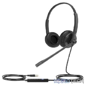 YEALINK UH34-DUO ON EAR USB DUAL HEADSET