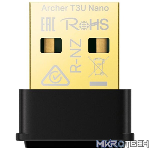 TP-LINK ARCHER T3U NANO AC1300 NANO WIRELESS MU-MIMO USB ADAPTER TP-LINK ARCHER T3U NANO AC1300 NANO WIRELESS MU-MIMO USB ADAPTER