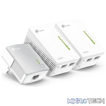 TP-LINK TL-WPA4220TKIT AV600 POWERLINE UNIVERSAL WI-FI RANGE