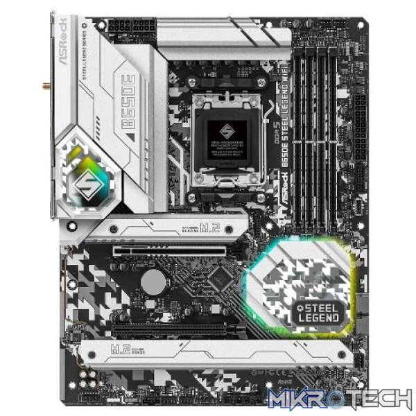 ASROCK AMD B650E STEEL LEGEND WIFI SOCKET AM5 ATX MOTHERBOARD ASROCK AMD B650E STEEL LEGEND WIFI SOCKET AM5 ATX MOTHERBOARD