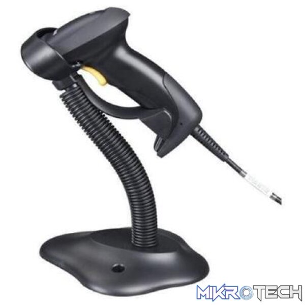 MINDEO MD2250AT+ 1-D HANDHELD IP52 LASER SCANNER AND STAND MINDEO MD2250AT+ 1-D HANDHELD IP52 LASER SCANNER AND STAND
