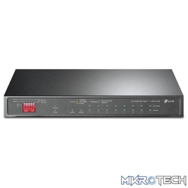TP-LINK 10-PORT GIGABIT DESKTOP SWITCH WITH 8-PORT POE+ TP-LINK 10-PORT GIGABIT DESKTOP SWITCH WITH 8-PORT POE+