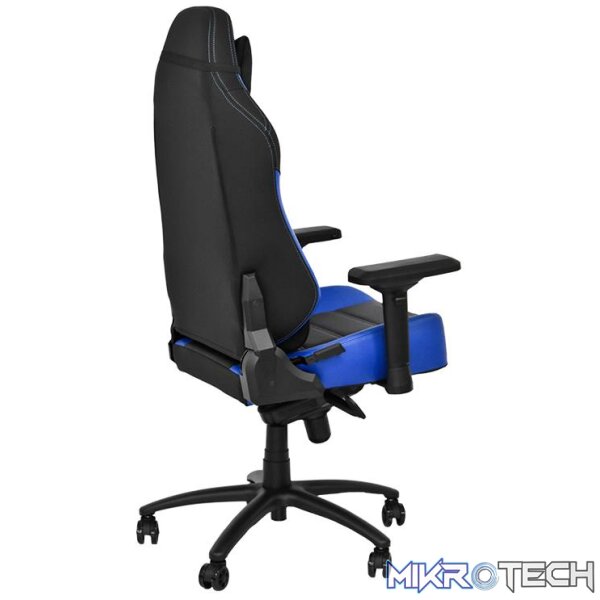 ROGUEWARE GC400 EXPERT GAMING CHAIR - BLACK/BLUE - UP TO 200KG - Image 3