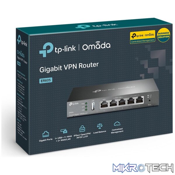 TP-LINK ER605 OMADA GIGABIT VPN ROUTER - Image 2