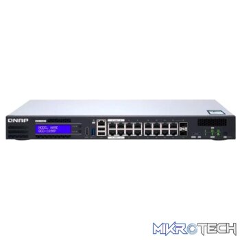 QNAP QGD-1600P 16-PORT RACKMOUNT L2 MANAGED POE SWITCH / NAS FUNCTION