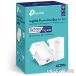 TP-LINK PA7017 KIT AV1000 GIGABIT POWERLINE STARTER KIT HOMEPLUG AV2 STANDARD - Image 2