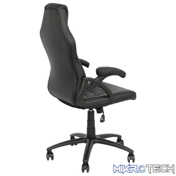 ROGUEWARE GC100 MAINSTREAM GAMING CHAIR - BLACK - UP TO 125KG - Image 2