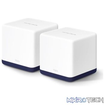 MERCUSYS HALO H50G 2 PACK AC1900 WHOLE HOME MESH WIFI SYSTEM