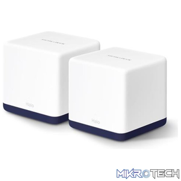 MERCUSYS HALO H50G 2 PACK AC1900 WHOLE HOME MESH WIFI SYSTEM MERCUSYS HALO H50G 2 PACK AC1900 WHOLE HOME MESH WIFI SYSTEM
