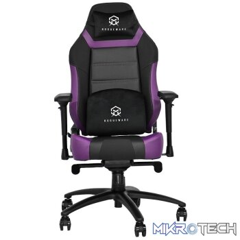 ROGUEWARE GC400 EXPERT GAMING CHAIR - BLACK/PURPLE - UP TO 200KG