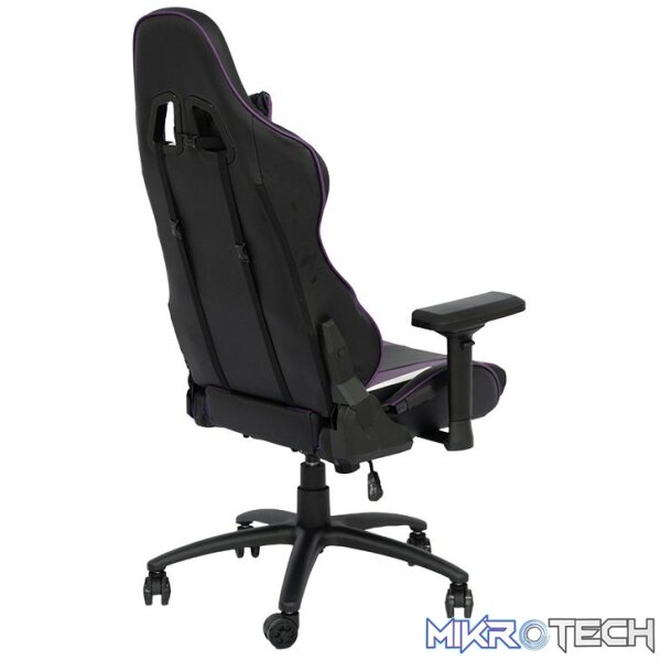 ROGUEWARE GC200 PERFORMANCE GAMING CHAIR - BLACK/PURPLE - UP TO 150KG - Image 2