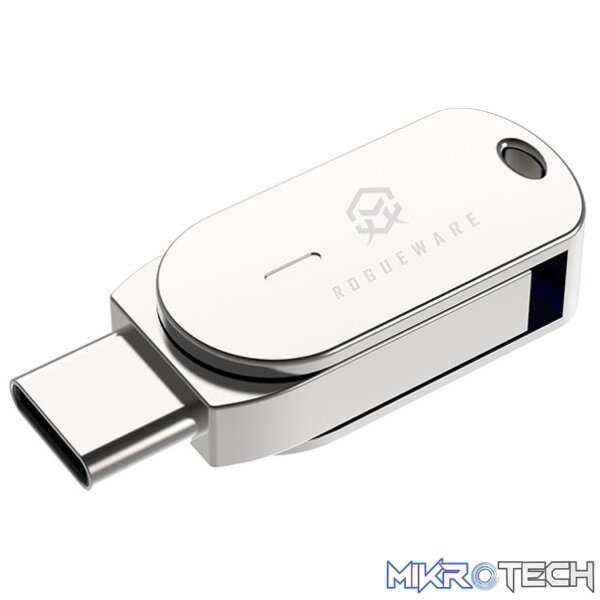 ROGUEWARE U785C 16GB METAL USB 3.1 TYPE-C & TYPE-A DUAL FLASH DRIVE - SILVER ROGUEWARE U785C 16GB METAL USB 3.1 TYPE-C & TYPE-A DUAL FLASH DRIVE - SILVER