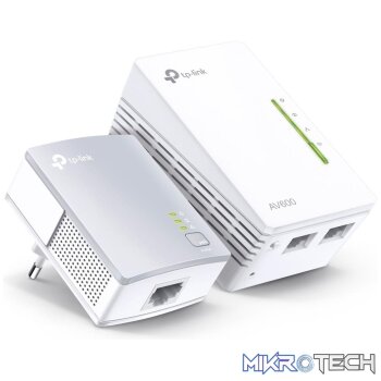 TP-LINK TLWPA4221KIT - 300MBPS AV600 WI-FI POWERLINE EXTENDER STARTER KIT
