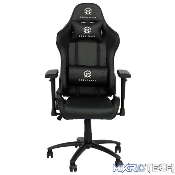 ROGUEWARE GC200 PERFORMANCE GAMING CHAIR - BLACK - UP TO 150KG - Image 3