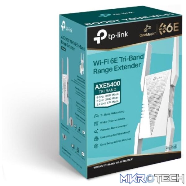 TP-LINK AXE5400 MESH WI-FI 6E RANGE EXTENDER - Image 2