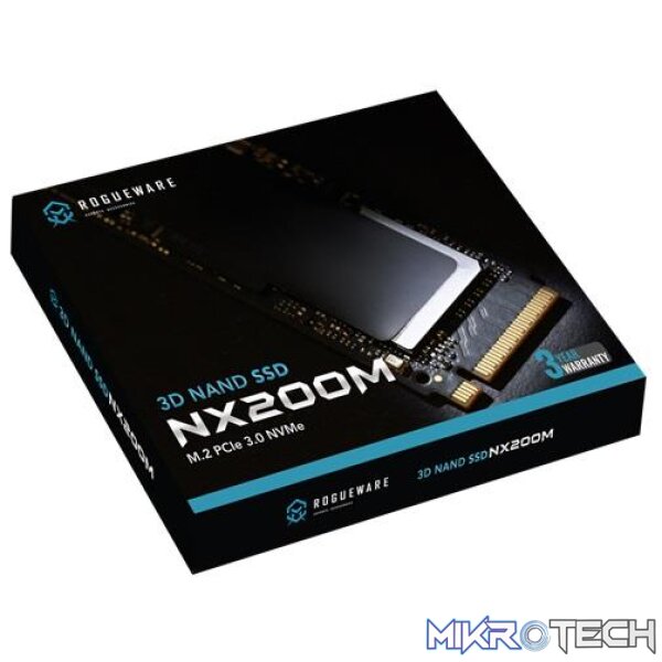 ROGUEWARE NX200M 512GB M.2 GEN3 NVME 3D NAND SOLID STATE DRIVE - Image 2