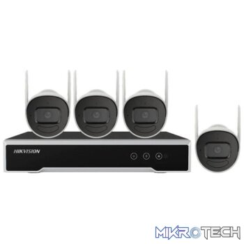 HIKVISION 4MP WIFI BULLET KIT, INCLUDES 4X CAMS, 1X NVR AND 1X 1TB HARD DRIVE