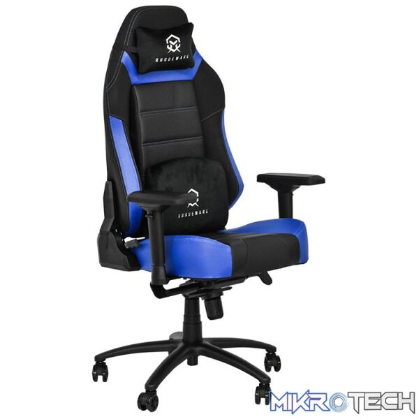 ROGUEWARE GC400 EXPERT GAMING CHAIR - BLACK/BLUE - UP TO 200KG ROGUEWARE GC400 EXPERT GAMING CHAIR - BLACK/BLUE - UP TO 200KG