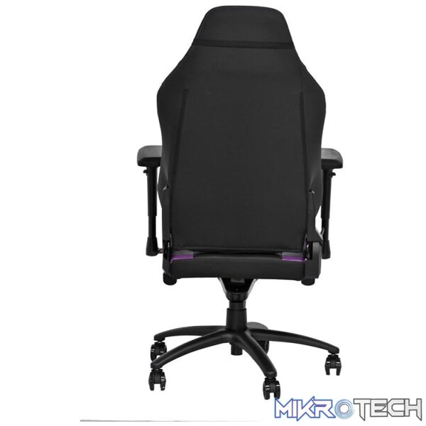 ROGUEWARE GC400 EXPERT GAMING CHAIR - BLACK/PURPLE - UP TO 200KG - Image 3