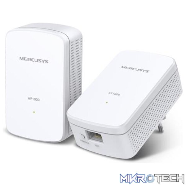 MERCUSYS MP500 KIT AV1000 GIGABIT POWERLINE STARTER KIT MERCUSYS MP500 KIT AV1000 GIGABIT POWERLINE STARTER KIT