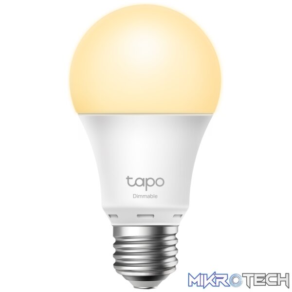 TP-LINK TAPO L510E SMART WI-FI LIGHT BULB, DIMMABLE TP-LINK TAPO L510E SMART WI-FI LIGHT BULB, DIMMABLE