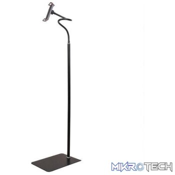 LEKKERMOTION NS-6H FLEXIBLE PHONE/TABLET FLOOR STANDING STAND - BLACK