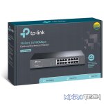 TP-LINK SF1016DS 16 PORT, 10/100 UNMANAGED RACKMOUNT SWITCH - Image 2