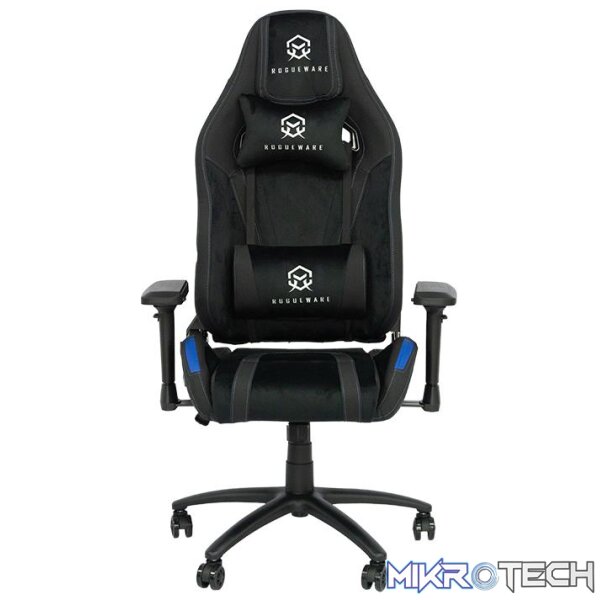 ROGUEWARE GC300 ADVANCED GAMING CHAIR - BLACK/BLUE - UP TO 175KG - Image 3