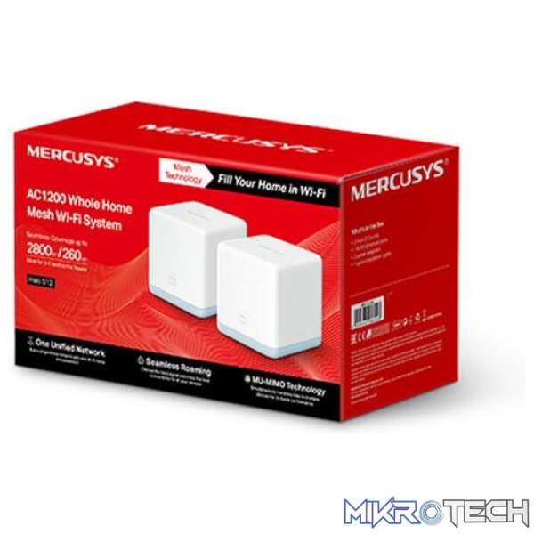 MERCUSYS HALSO S12 2 PACK - 1200MBPS WHOLE HOME MESH WIFI SYSTEM - Image 2