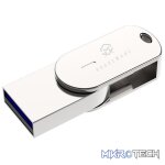 ROGUEWARE U785C 16GB METAL USB 3.1 TYPE-C & TYPE-A DUAL FLASH DRIVE - SILVER - Image 3