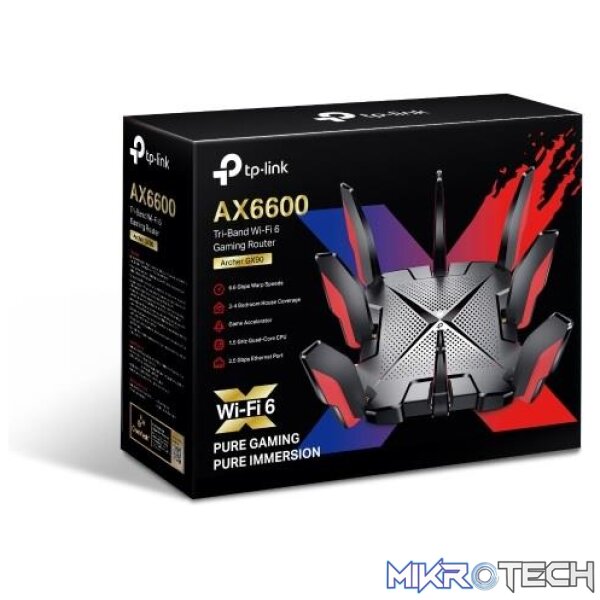 TP-LINK ARCHER GX90 AX6600 TRI-BAND WIFI 6 GAMING ROUTER - Image 4