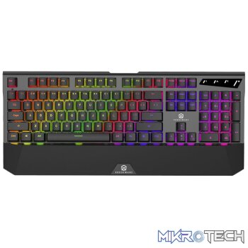 ROGUEWARE GK200 WIRED/BT RGB GAMING BLUE SWITCH MECHANICAL KEYBOARD