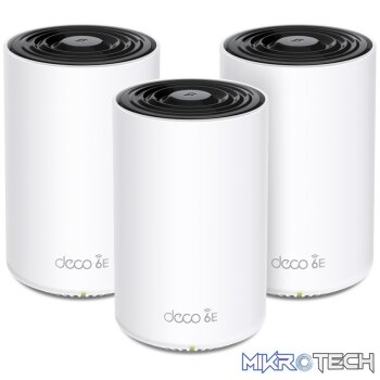 TP-LINK DECO XE75 3 PACK AXE5400 TRI-BAND MESH WIFI 6E SYSTEM