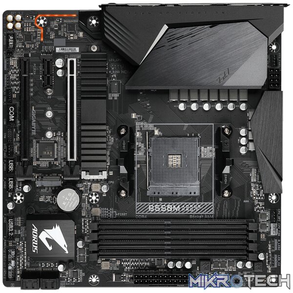 Gigabyte B550M Aorus Pro-P B550 chipset AMD Ryzen AM4 Socket Motherboard - Image 2