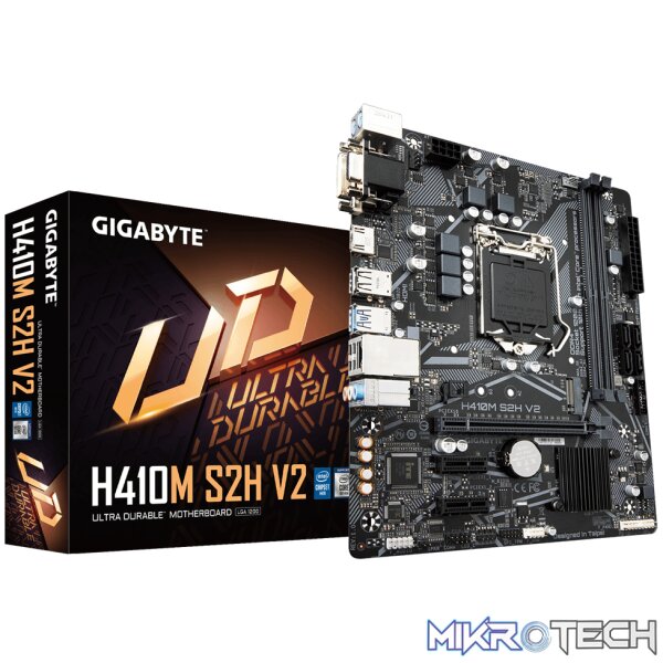 1000__60_ Gigabyte H410M S2H V2 H470 Express Chipset Gen 10 LGA 1200 Micro ATX Motherboard - Image 1