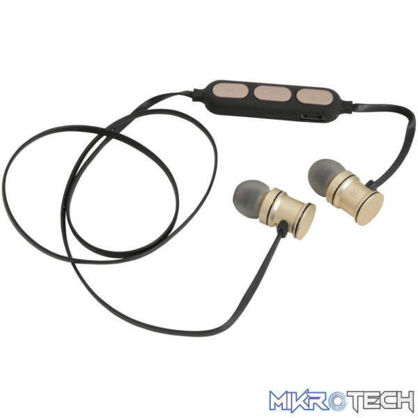 Avlink - Embt1-Gld Magnetic Bt Stereo Earphones - Image 2
