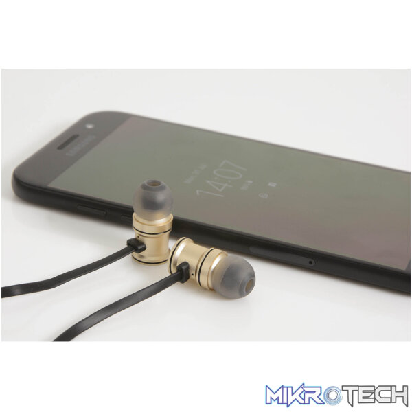 Avlink - Embt1-Gld Magnetic Bt Stereo Earphones - Image 4