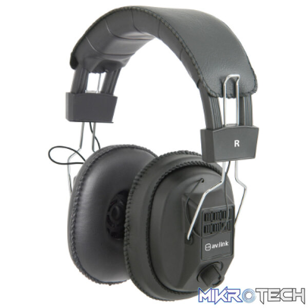 100616_CO1 Avlink -Msh40 Mono/Stereo Headphones With Volume Control - Image 1