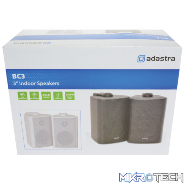 Adastra - Bc3-B 3Inch Stereo Background Speakers Pair 30Watt - Image 7