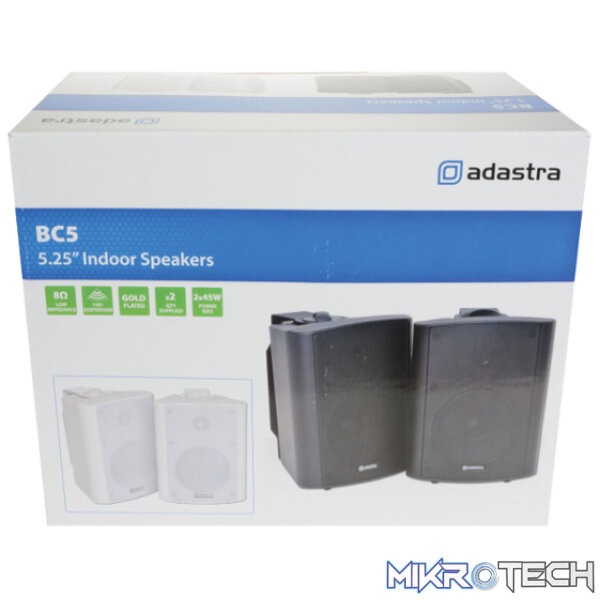 Adastra - Bc5-W 5Inch Stereo Background Speakers Pair 45Watt - Image 3